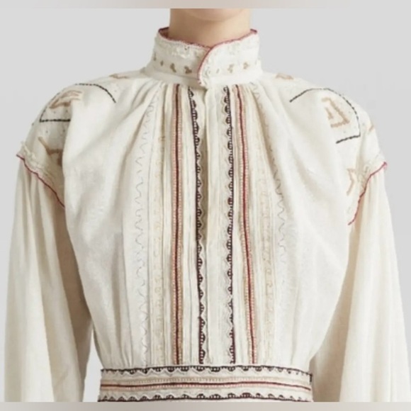 Etro cotton embroidered Dress NEW - Picture 5 of 12